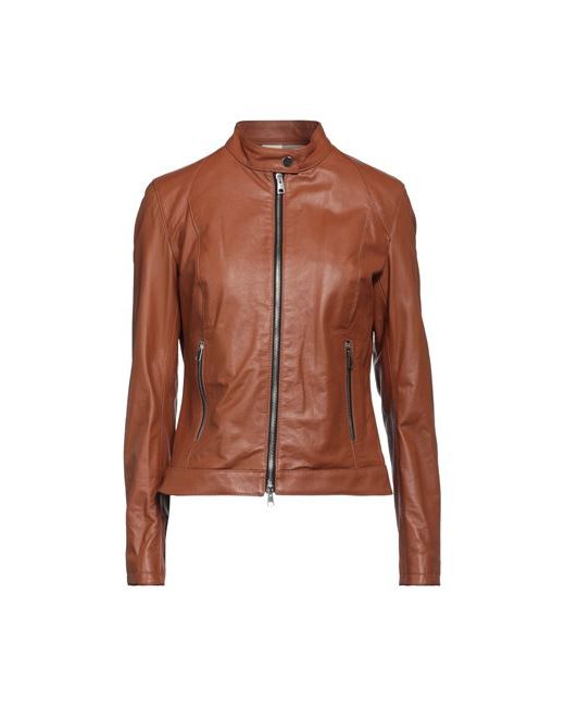 Delan Jacket Tan Ovine leather