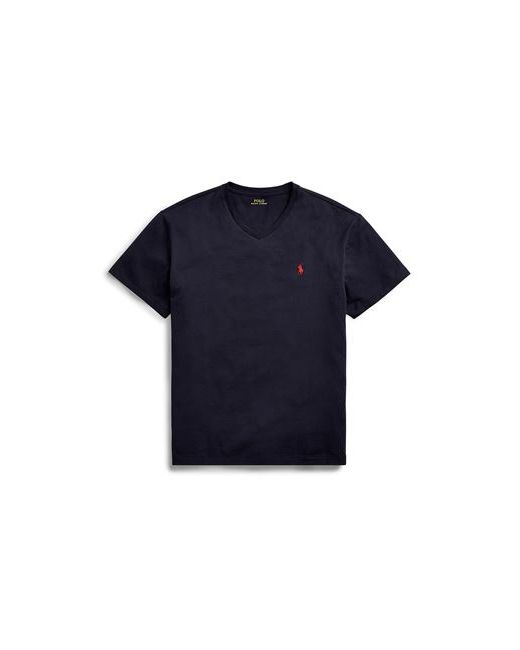 Polo Ralph Lauren Classic Fit Jersey V-neck T-shirt Man Midnight Cotton