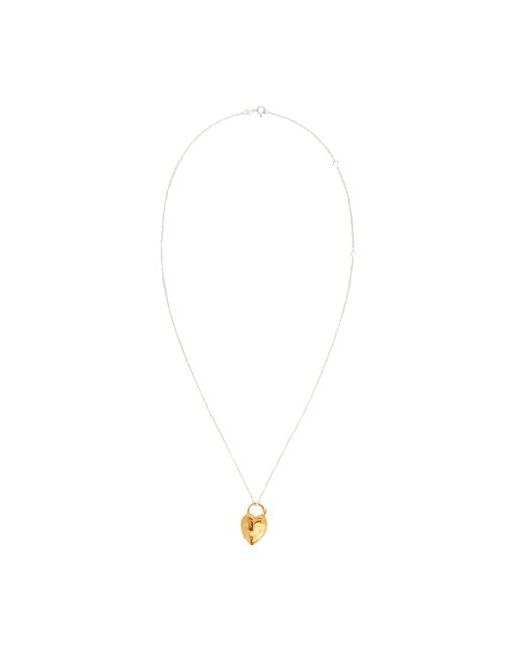 ALIGHIERI x YOOX The Friendship Unlocked Necklace Bronze 999/1000 plated