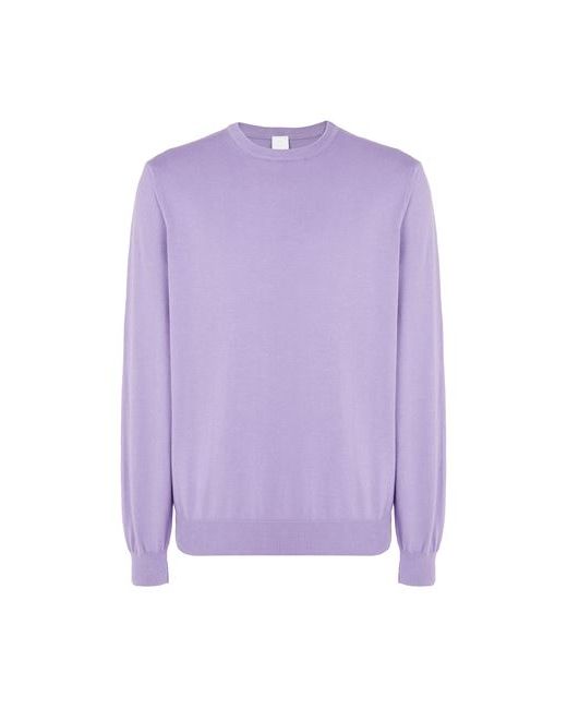 8 by YOOX Organic Cotton Basic Crew-neck Man Sweater Lilac cotton