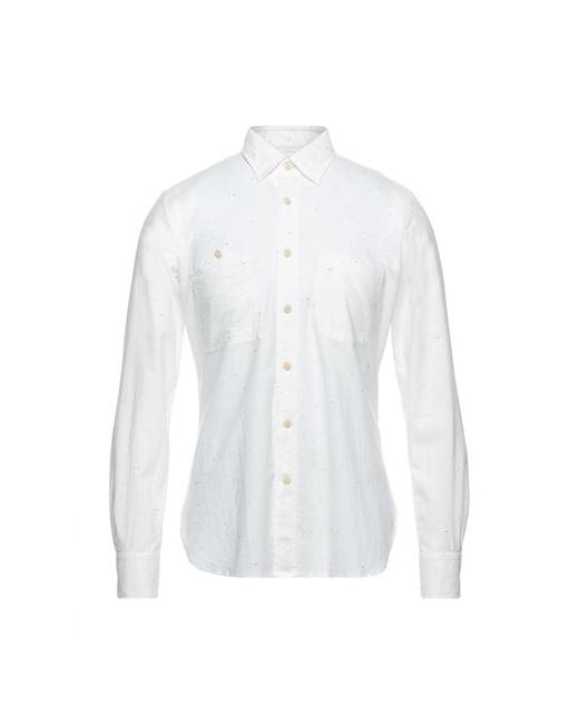 Glanshirt Man Shirt Ivory Cotton
