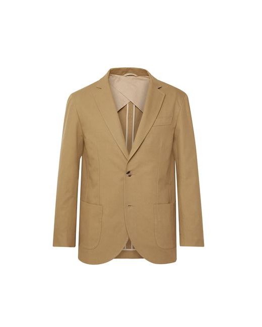 De Bonne Facture Man Suit jacket Camel Cotton