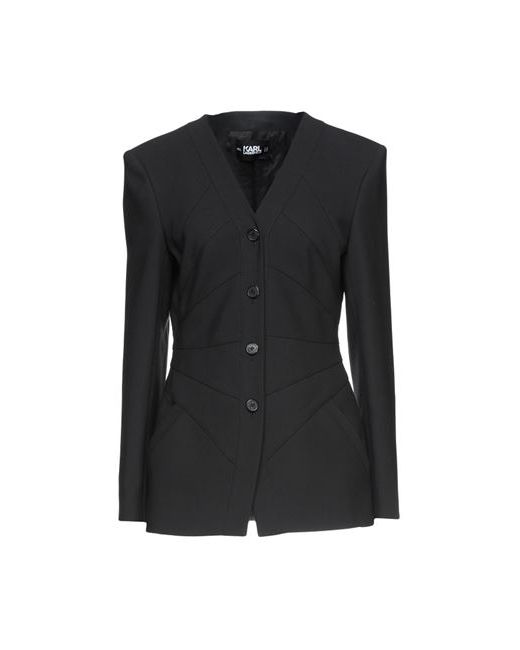 Karl Lagerfeld Studio Fashion Blazer Suit jacket Polyester Wool Elastane