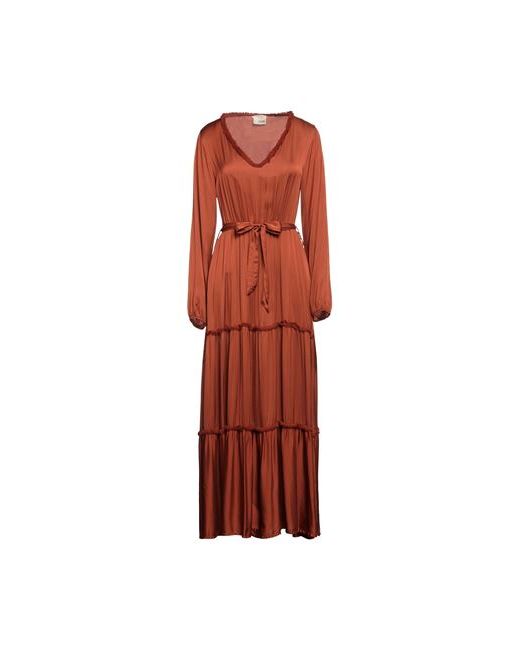Cellier Long dress Rust Viscose