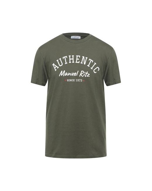 Manuel Ritz Man T-shirt Military Cotton