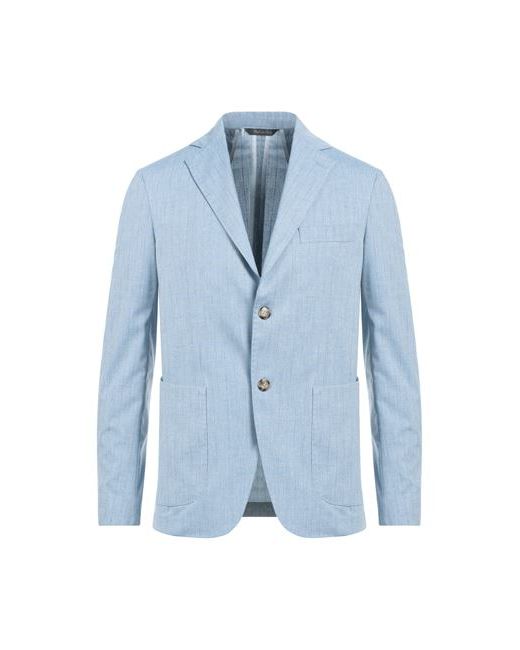 Takeshy Kurosawa Man Suit jacket Sky Polyester Viscose Elastane
