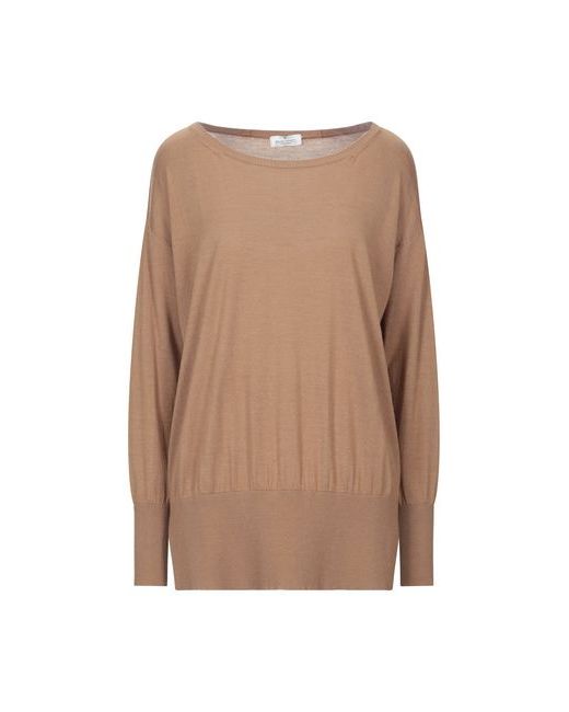Bruno Manetti Sweater Camel Cashmere Wool Silk