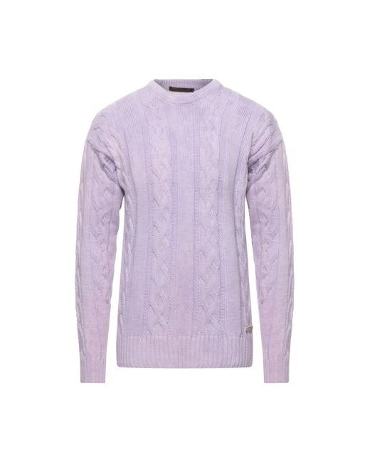 Takeshy Kurosawa Man Sweater Lilac Wool Polyamide Cotton