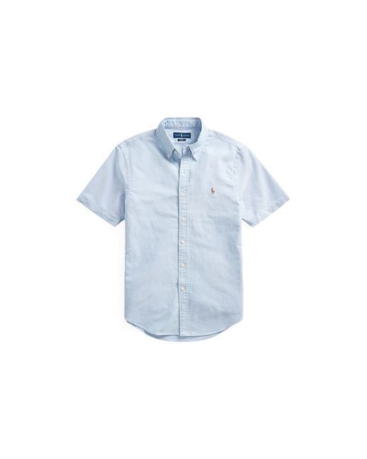 Polo Ralph Lauren Slim Fit Oxford Shirt Man Sky Cotton