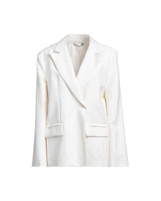 Haveone Suit jacket Ivory Cotton Linen Viscose Acetate