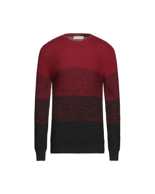 Become Man Sweater Burgundy Merino Wool Acrylic
