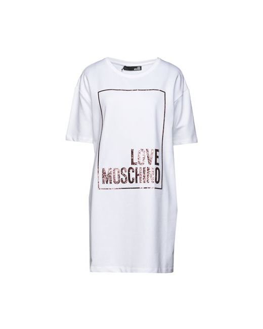 Love Moschino Short dress Cotton Elastane