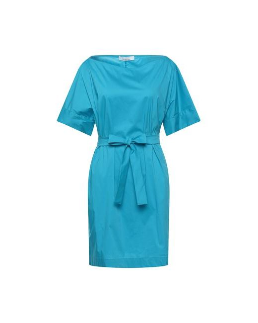 Liviana Conti Short dress Azure Cotton Polyamide Elastane