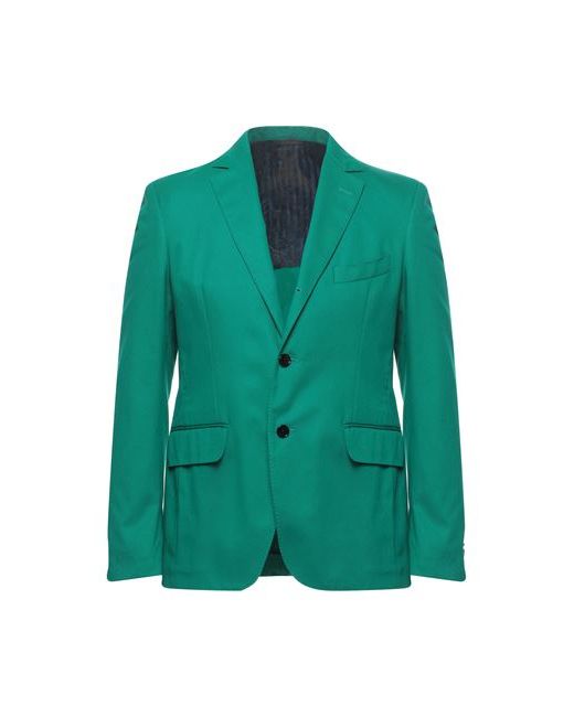 Mp Massimo Piombo Man Suit jacket Emerald Cotton