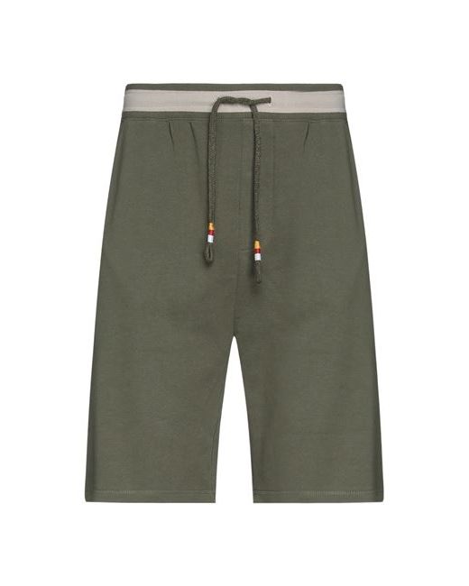 Hamaki-Ho Man Shorts Bermuda Military Cotton