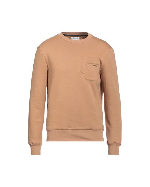 Pmds Premium Mood Denim Superior Man Sweatshirt Camel Cotton Polyester