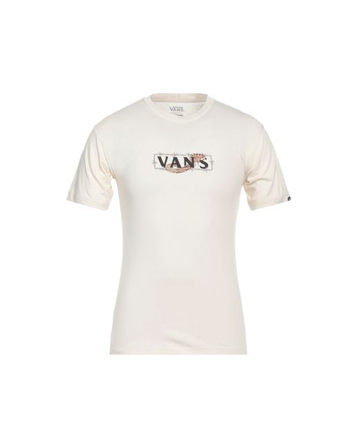 Vans Man T-shirt Ivory Cotton