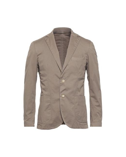 Sartoria Partenopea Man Suit jacket Khaki Cotton Elastane