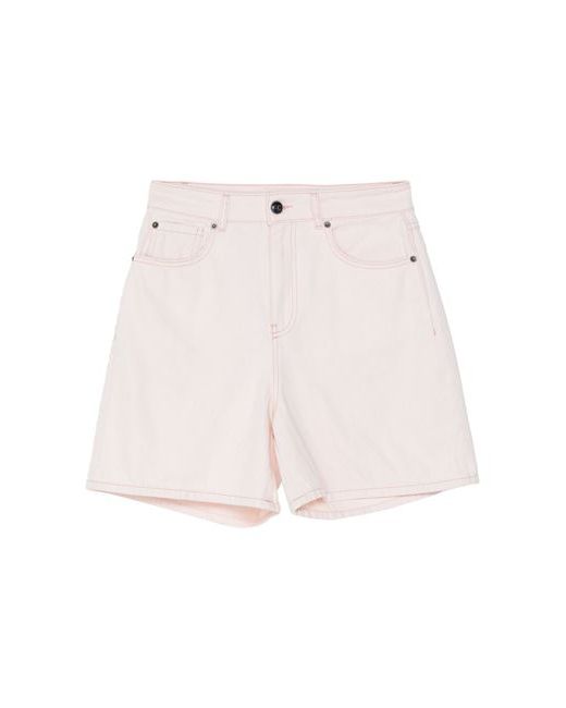 Semicouture Denim shorts Apricot Cotton