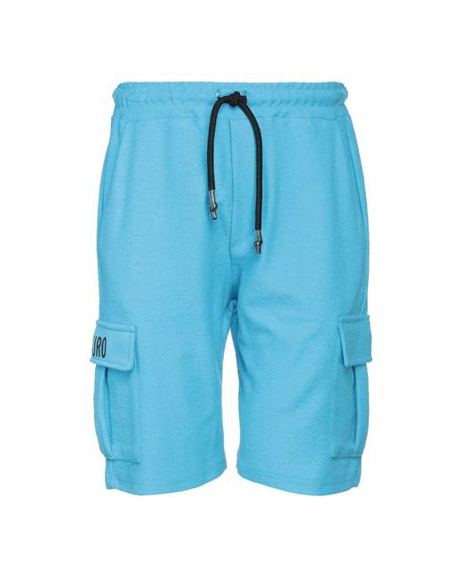 Takeshy Kurosawa Man Shorts Bermuda Azure Cotton
