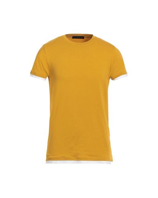 Jeordie's Man T-shirt Mustard Cotton Elastane