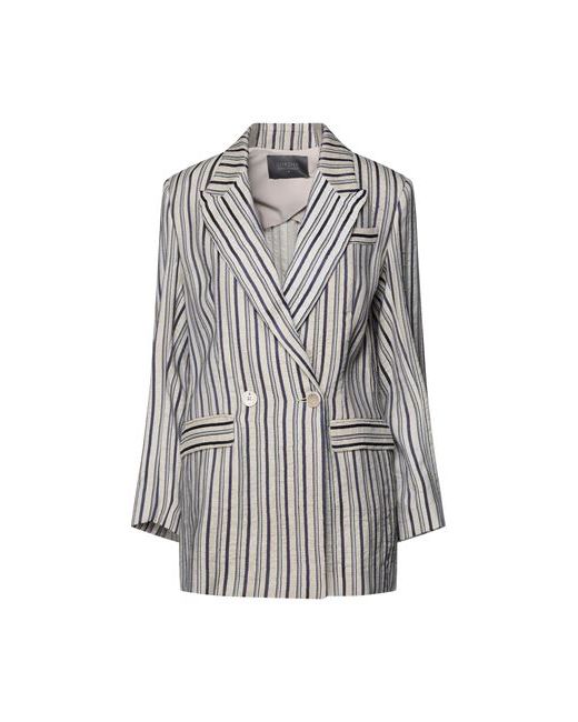 Lorena Antoniazzi Suit jacket Ivory Viscose Cotton Copper