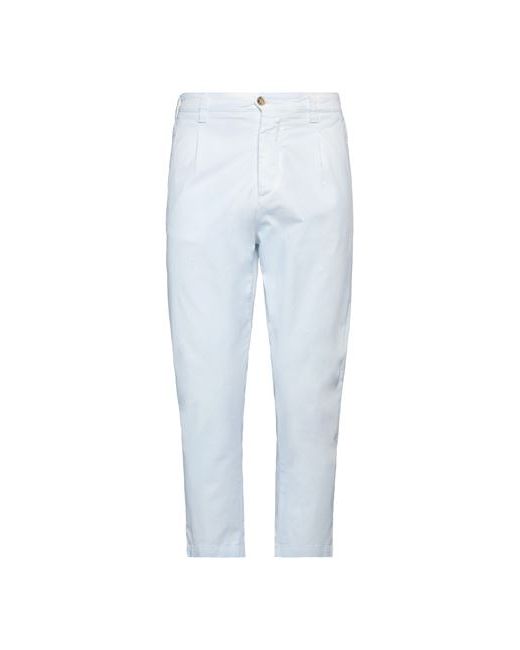 Officina 36 Man Pants Azure Cotton Elastane