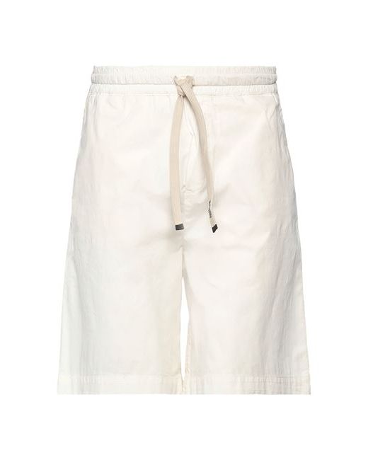 Haikure Man Shorts Bermuda Ivory Cotton Elastane