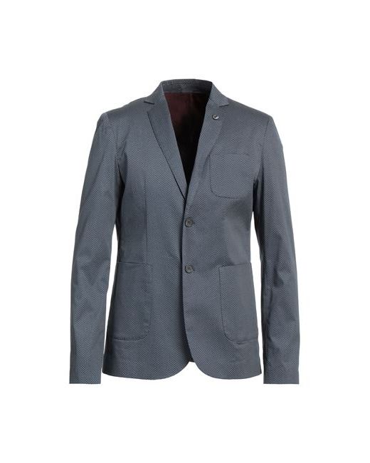 Signs Man Suit jacket Midnight Cotton Elastane