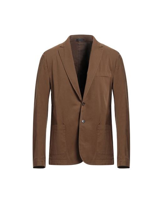 Cruna Man Suit jacket Camel Cotton