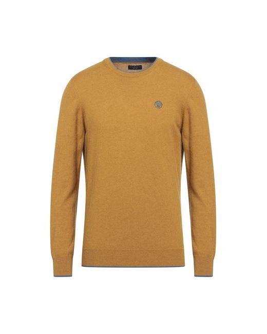 North Sails Man Sweater Camel Recycled polyamide wool viscose cashmere