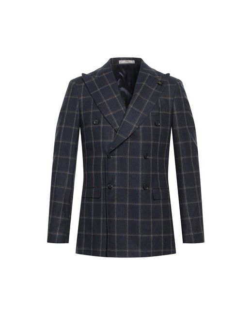 CC Collection Corneliani Man Suit jacket Midnight Virgin Wool Cotton Polyamide