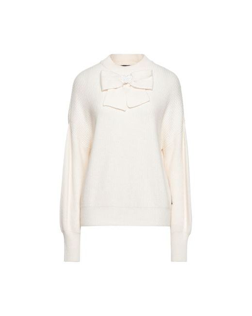 Love Moschino Sweater Ivory Viscose Polyamide Wool Cashmere