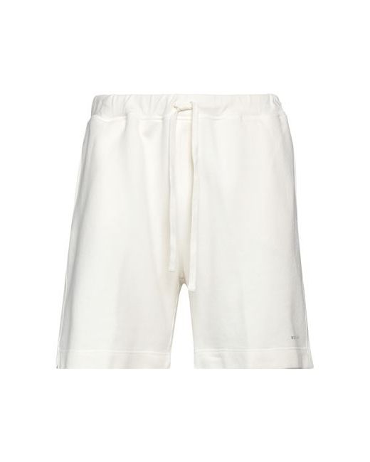Boglioli Man Shorts Bermuda Ivory Cotton