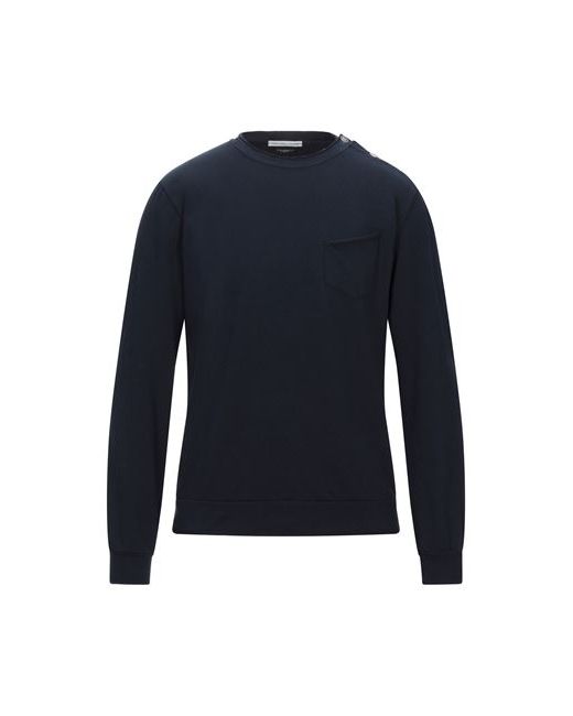 Grey Daniele Alessandrini Man Sweatshirt Midnight Cotton Elastane Polyamide