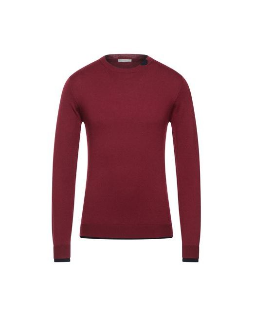 Sseinse Man Sweater Burgundy Polyester Acrylic Nylon Merino Wool