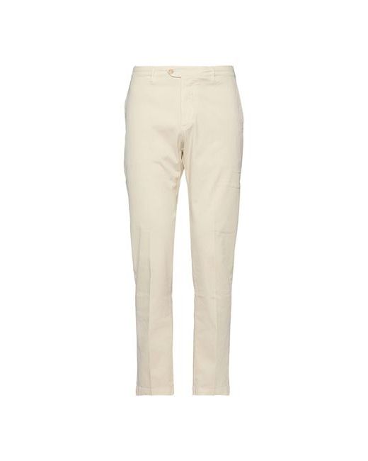 Oaks Man Pants Ivory Cotton Elastane