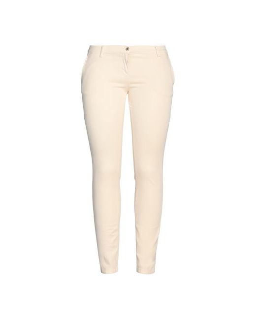 Trussardi Jeans Pants Ivory Cotton Elastane