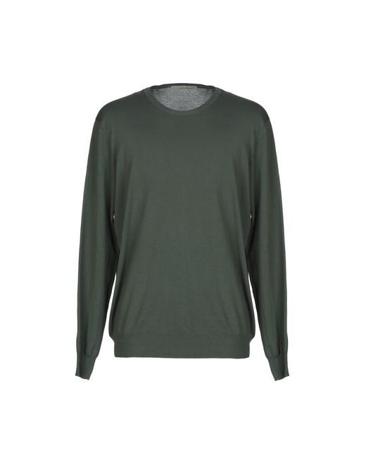 Jeordie's Man Sweater Military Cotton