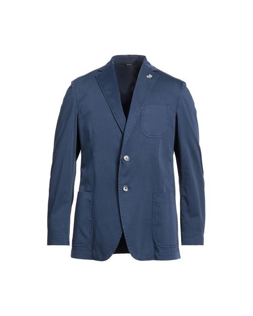 Tombolini Man Suit jacket Midnight Cotton Elastane