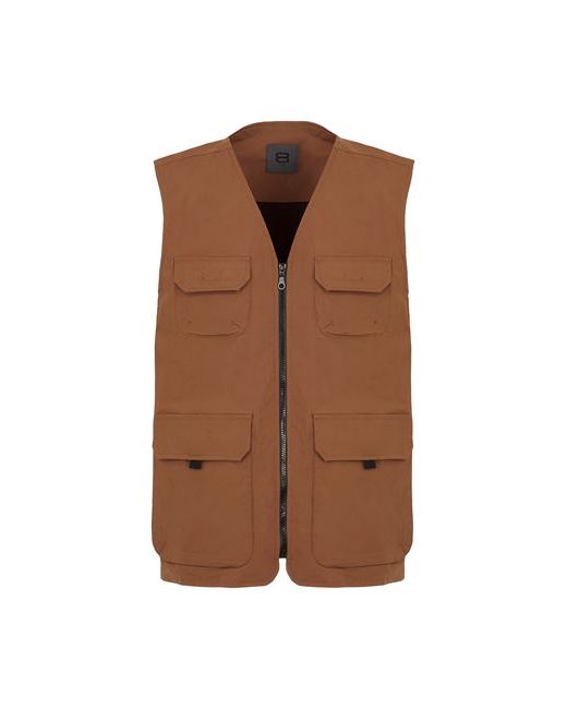 8 by YOOX Cotton Utility Vest Man Jacket Elastane