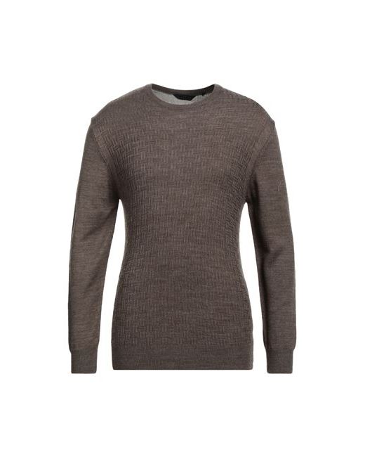 Exte Man Sweater Khaki Wool Acrylic