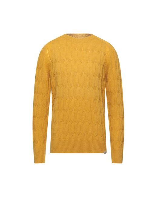 Brooksfield Man Sweater Ocher Acrylic Polyamide Wool Alpaca wool