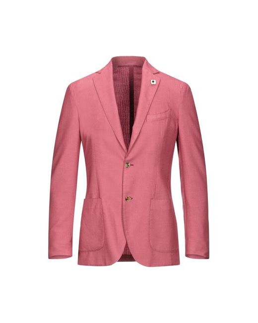 Lardini Man Suit jacket Garnet Cashmere Silk