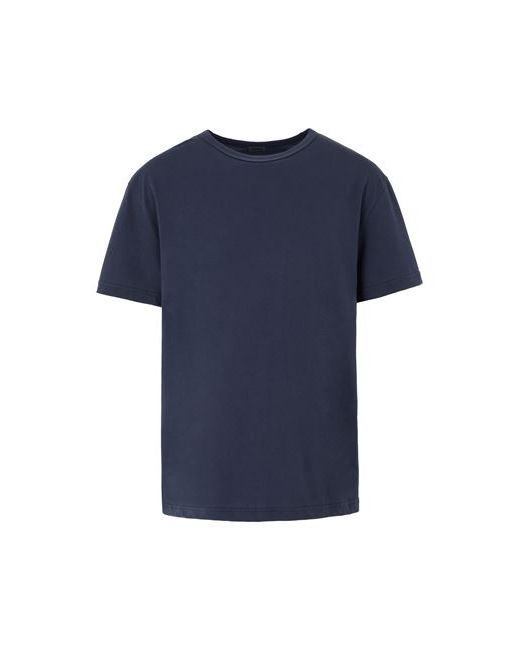 8 by YOOX Organic Cotton Basic sleeve T-shirt Man Midnight cotton