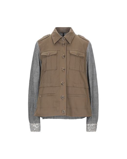 Manila Grace Suit jacket Military Cotton Elastane Linen Polyester