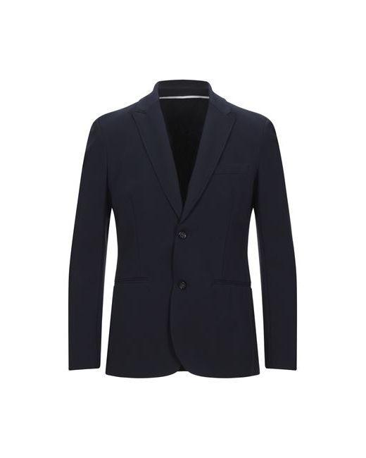 Paolo Pecora Man Suit jacket Midnight Viscose Polyamide Elastane