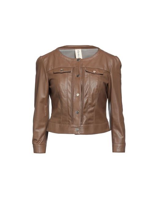 Delan Jacket Khaki Ovine leather