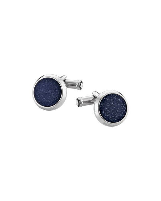 Montblanc Cufflinks In Stainless Man and Tie Clips