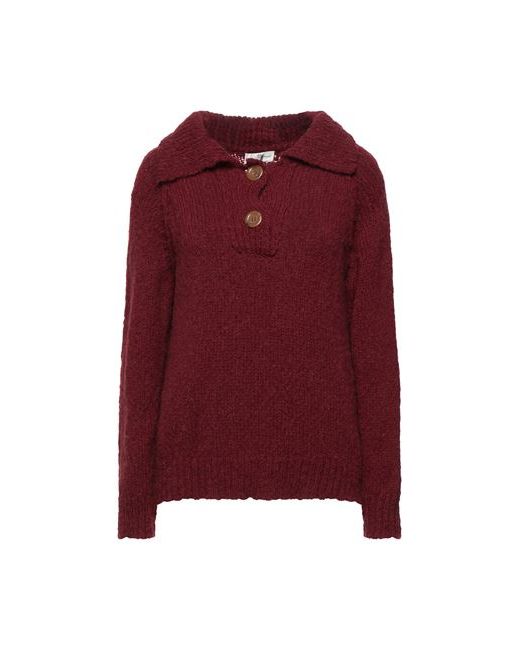 Attic And Barn Sweater Burgundy Merino Wool Polyamide Alpaca wool